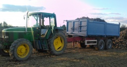 Traktor John Deere 6600 i plug tri brazde spertberg helti