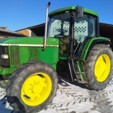Traktor John Deere 6600 i plug tri brazde spertberg helti