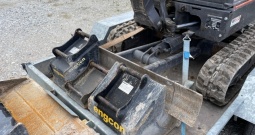 2019 Bager Volvo ECR18E + transportna prikolica