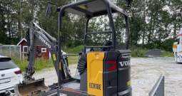 2019 Bager Volvo ECR18E + transportna prikolica