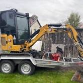 2013 Mini bager CAT 301.8 + prikolicom