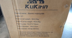 KuKirin X1 e-motocikl, nov, zapakiran, 2000W, 20.8Ah bat., 14" gume
