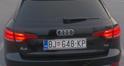 Audi A4, 2.0 TDI B9-110 KW (karavan), 2016.god. - reg. 09mj.
