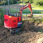 Mini bager AGM 1T +oprema