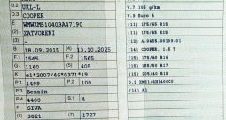 Mini Cooper 1.5t 2015. alu 17, atraktivan, originalnih 58.982km, zamjena