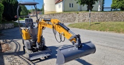 Mini bager 1 tona sa zakretnim kranom