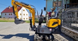 Mini bager 1 tona sa zakretnim kranom