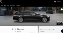 Mercedes-Benz C-klasa 220d AMG / 11.600 km / 4 g Garancija / 220 ks