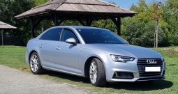 Audi A4 2,0 TDI automatik, S line, LED, alkantara
