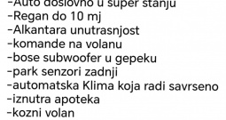 Prodajem Audi A3, 1.6 benzinac, 75 kw, automatik
