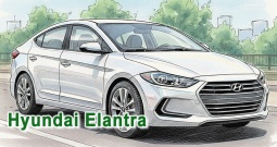 Hyundai Elantra 2017. god – servisna povijest, 1 vlasnik, kamera