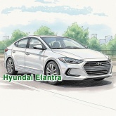 Hyundai Elantra 2017. god – servisna povijest, 1 vlasnik, kamera