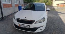 Peugeot 308 1, 6 bluehdi allure- kao nov-servisna knjiga