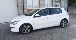 Peugeot 308 1, 6 bluehdi allure- kao nov-servisna knjiga