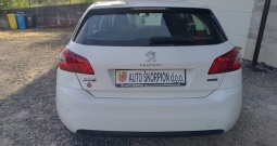 Peugeot 308 1, 6 bluehdi allure- kao nov-servisna knjiga