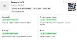 Peugeot 2008 1.5 hdi, 102 ks, reg 05/27, 6 brzina, 115 tkm