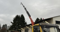 Iveco 8.140 auto kran sanduk 5 m pri. 62.000km, 2009 god.