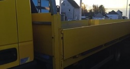 Iveco 8.140 auto kran sanduk 5 m pri. 62.000km, 2009 god.