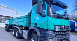Mercedes 3345 kiper bordmatik 6x4 + tandem prikolica, 2017 god.