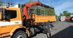 Mercedes 1833 kiper kran 12000 palfinger, 2009 god.