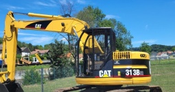Caterpillar 313B CR, 2000. – Snažan bager za zahtjevne radove, prodaja kao viđen