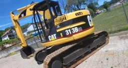 Caterpillar 313B CR, 2000. – Snažan bager za zahtjevne radove, prodaja kao viđen
