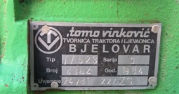 Tomo Vinković TV-523 traktor + priključci i oprema