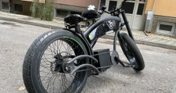 Električni Bobber Cruiser E-Bike Custom Handmade Fat Tire Unikat