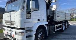 Iveco 240E42 6x2 Kiper sa kranom Zamjena, 1998 god.