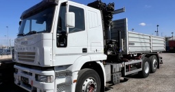 Iveco 240E42 6x2 Kiper sa kranom Zamjena, 1998 god.