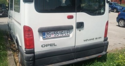 Opel Movano, kombi s 9 sjedala, sa staklima, putnički, 1.9 dizel