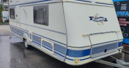 Kamp prikolica Njem.TEC, 6×2,5 m. izvrsna, HR reg.