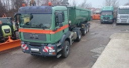 MAN TGA 18.430 4x4H BLS - HydroDrive, sa poluprikolicom MEILLER, 2006 god.