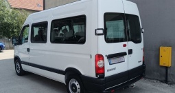Renault Master putnički 8+1 klima 3.0dci 140 povišen produžen kuka, webasto