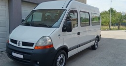 Renault Master putnički 8+1 klima 3.0dci 140 povišen produžen kuka, webasto