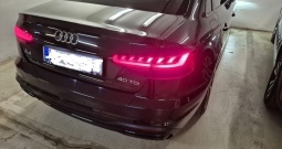 Audi A4, crni, 40 TDI, S-tronic, 3z-klima, koža, el. sjedala, navi, black optic