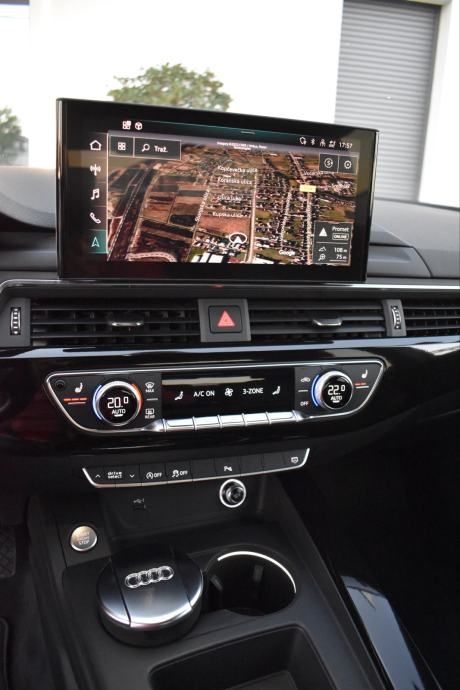 Audi A4, crni, 40 TDI, S-tronic, 3z-klima, koža, el. sjedala, navi, black optic