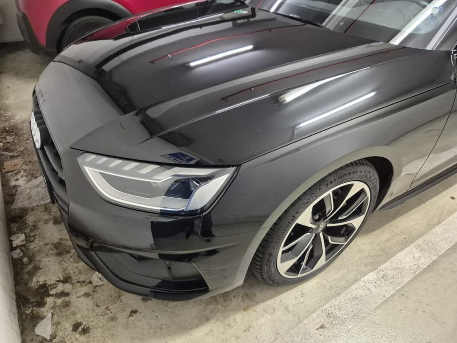 Audi A4, crni, 40 TDI, S-tronic, 3z-klima, koža, el. sjedala, navi, black optic