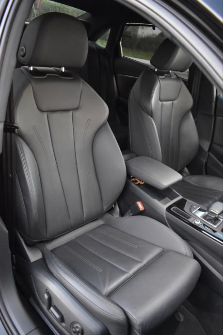 Audi A4, crni, 40 TDI, S-tronic, 3z-klima, koža, el. sjedala, navi, black optic