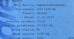 Prodajem auto Škodu Fabiu sedan classic 1 u voznom stanju. Auto nije registriran