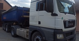 MAN TGX 18440 eev, 2014.g. 12/26 i Schmitz, 2007.g., reg. 10/27.g.