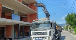 Volvo kiper, Abroll, kran Fassi, kran, kiper, Palfinger, Hiab, volvo